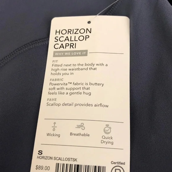 Horizon scallop Capri leggings - Picture 9 of 9